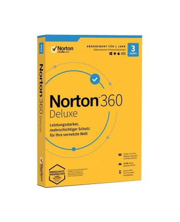 SYMANTEC 21405535 Norton 360 Deluxe 1 x licencja 1 lat(a)