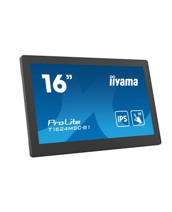 iiyama Monitor 15.6 cali T1624MSC-B1 IPS,poj.10pkt.450cd,24/7,media player,6H nr 1