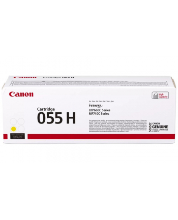 CANON 3017C004 055H kaseta z tonerem 1 szt. Oryginalny Żółty