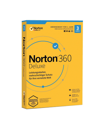 SYMANTEC 21405535 Norton 360 Deluxe 1 x licencja 1 lat(a)