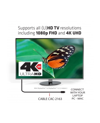 CLUB-3D CAC-2113 zmieniacz płci / kabli Mini Displayport VGA Czarny