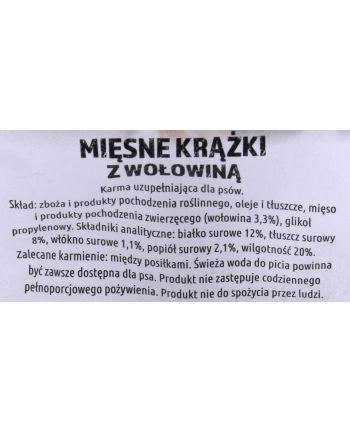 MACED MIĘSNE KRĄŻKI Z WOŁOWINĄ 500 G nr 1
