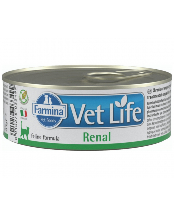 FARMINA Vet Life Natural Diet Cat Renal - mokra karma dla kota - 85g