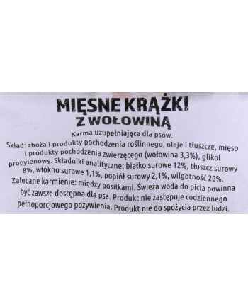 MACED MIĘSNE KRĄŻKI Z WOŁOWINĄ 500 G