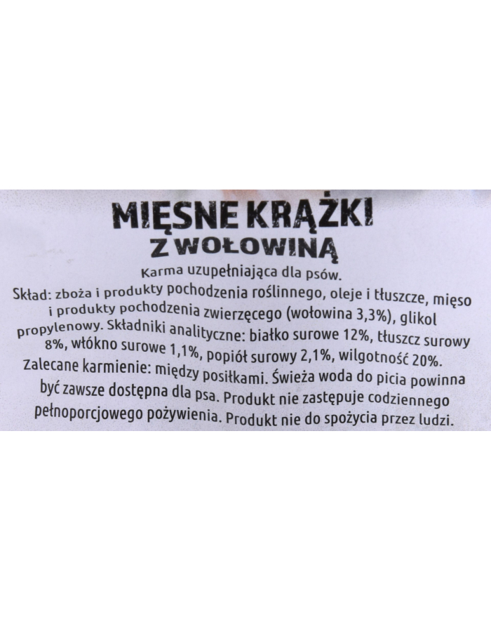 MACED MIĘSNE KRĄŻKI Z WOŁOWINĄ 500 G główny