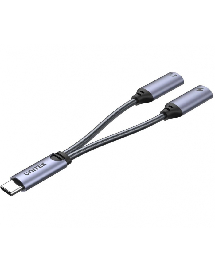 UNITEK ADAPTER USB-C - 2X USB-C  18W  AUDIO  M206A główny