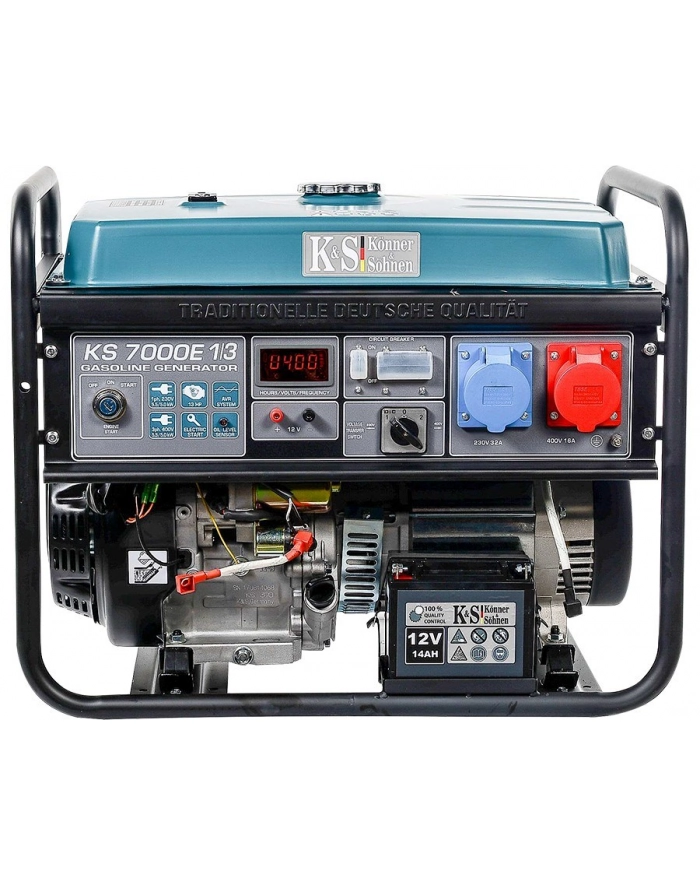könner ' söhnen KÖNNER ' SÖHNEN AGREGAT/GENERATOR BENZYNOWY 5 0kW 230/400V ROZRUCH ELEKTRYCZNY AVR VST KS7000E-1/3 główny