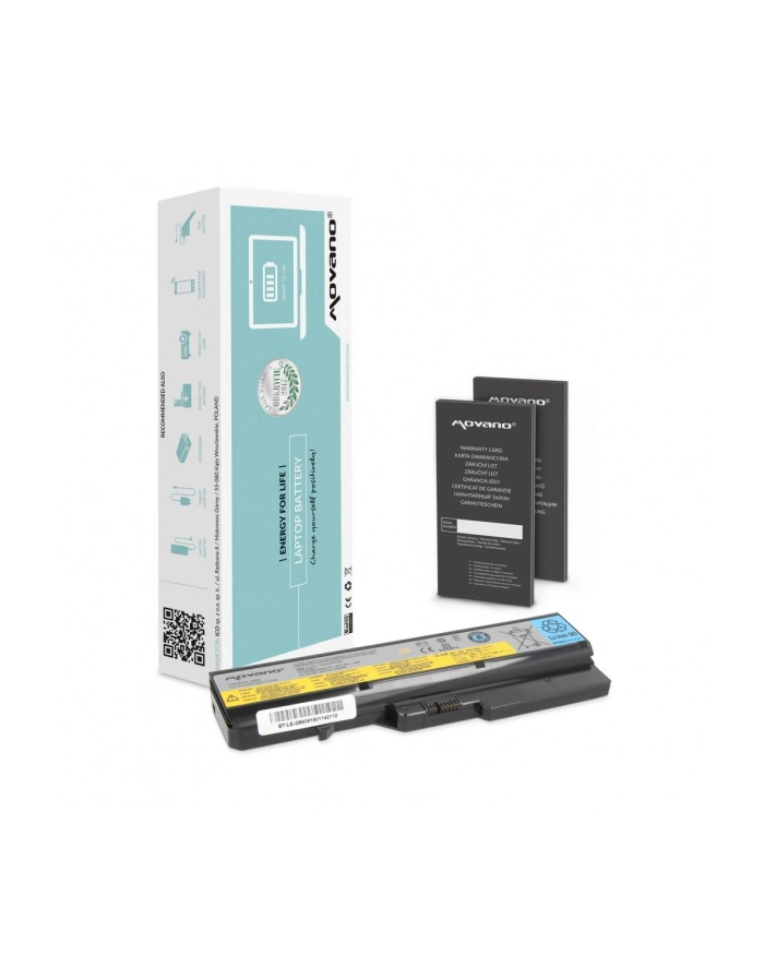 Bateria Movano do notebooka Lenovo IdeaPad G460, G560 (10.8V-11.1V) (4400 mAh) główny