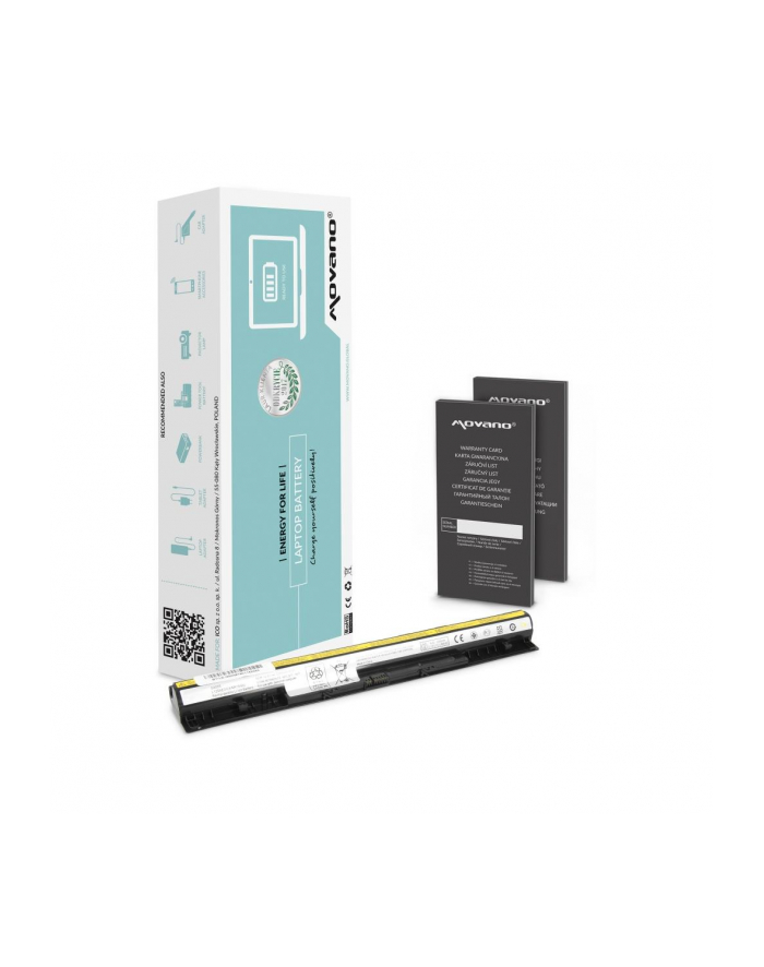 Bateria Movano do notebooka Lenovo IdeaPad G500s, G510s, Z710 (14.4V-14.8V) (2200 mAh) główny