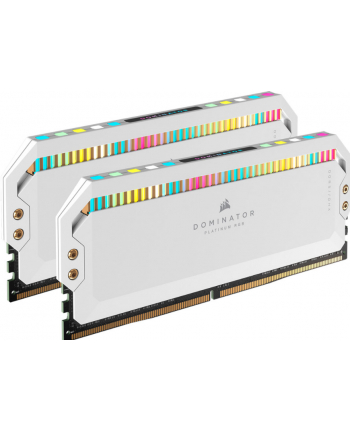 Corsair DDR5 - 32GB - 5200 - CL - 40 - Dual-Kit - Dominator Platinum RGB, Kolor: BIAŁY