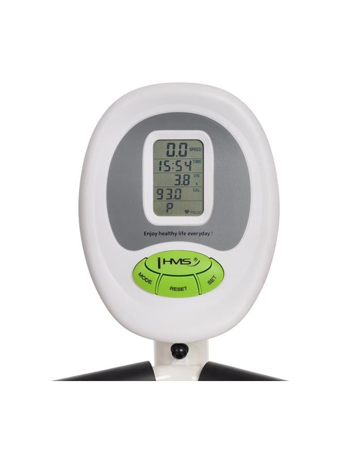 Rower magnetyczny poziomy biało-zielony HMS R9259* główny