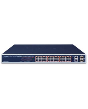 Switch niezarządzalny Planet FGSW-2624HPS4 24-Port PoE 100Mb/s + 2-Port Gigabit TP/SFP Combo