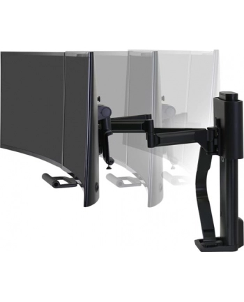 Ergotron Uchwyt TRACE Dual Monitors, Panel Clamp, Matte