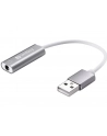 Sandberg adapter Headset USB converter 3,5mm jack na USB, biały/srebrny - nr 2