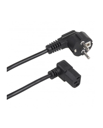 Kabel zasilający kątowy Maclean MCTV-854 3 pin 3m wtyk (wersja europejska) nr 1