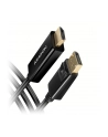 AXAGON  KABEL RVD-HI14C2 DISPLAYPORT ZU HDMI ADAPTERKABEL, 4K/30 HZ, 180 CM LANG - SCHWARZ (RVDHI14C2)  (RVDHI14C2) - nr 15