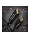 AXAGON  KABEL RVD-HI14C2 DISPLAYPORT ZU HDMI ADAPTERKABEL, 4K/30 HZ, 180 CM LANG - SCHWARZ (RVDHI14C2)  (RVDHI14C2) - nr 2