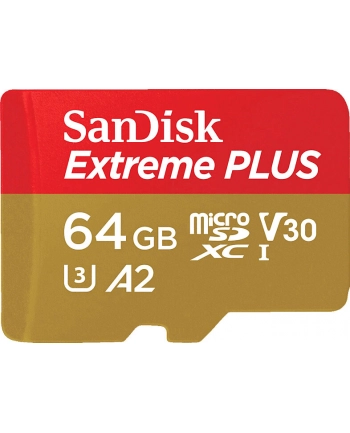 Sandisk Extreme Plus Microsd/Sd-Card - 200/90Mb 64Gb nr 1