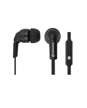 Słuchawki z mikrofonem Titanum TH109K douszne czarne