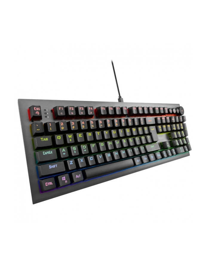 Klawiatura przewodowa NOXO Conqueror Gaming, mechaniczna, BLUE SWITCH, podświetlenie Rainbow główny