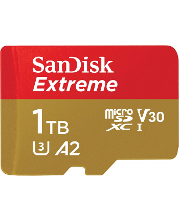 SanDisk microSDXC Extreme 1TB 190/130 MB/s A2 C10 V30 UHS-I U3 (SDSQXAV1T00GN6MA)