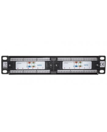 INTELLINET PATCH PANEL, 10'', CAT6, 12-PORT, UTP, 1U, CZARNY (50799)