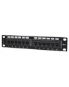 INTELLINET PATCH PANEL, 10'', CAT6, 12-PORT, UTP, 1U, CZARNY (50799) - nr 5