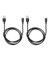 Kabel USB Verbatim USB A  M reversible- USB micro M reversible 1m czarny Verbatim box 48874 2szt 2x100cm - nr 5