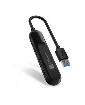 CONNECT IT USB-A HUB USB 3.0, EXTERNI, CZARNY (52246) nr 2