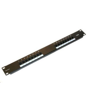 XTENDLAN 19''; PATCH PANEL 16PORT, UTP, CAT5E, 30ΜM, PODWÓJNE (49494)