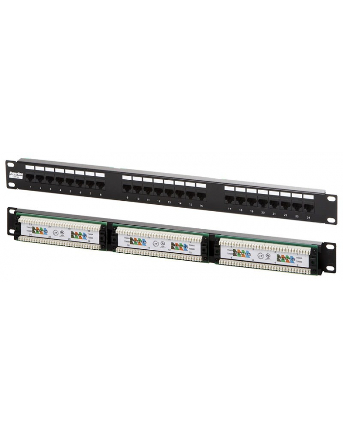 Xtendlan Patch panel LYNX 24port Cat6, UTP, blok 110, czarny (XTL) główny