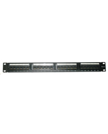 Xtendlan Patch panel LYNX 24port Cat6, UTP, blok 110, czarny (XTL)