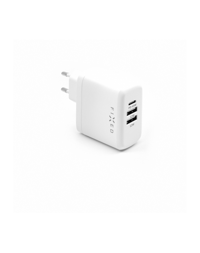 FIXED USB-C PD 2x USB 2.0 45W (FIXC45-C2U-WH) Biała główny