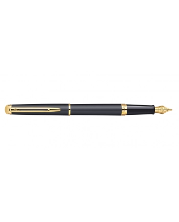 Waterman Füllfederhalter Hemisphere Matt Schwarz M Blau S0920730 nr 1
