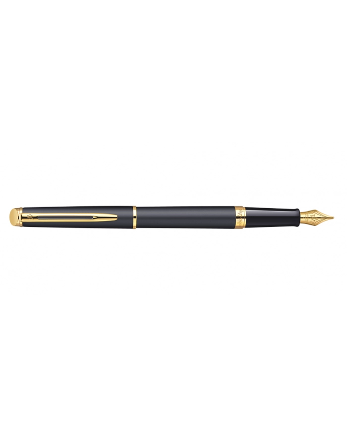 Waterman Füllfederhalter Hemisphere Matt Schwarz M Blau S0920730 główny