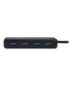 HUB USB Manhattan 4-portowy USB 3.2 czarny (164900) - nr 6