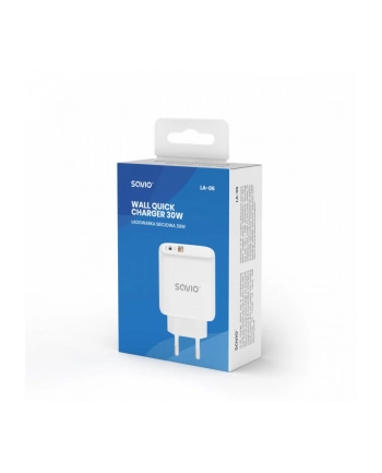 savio Ładowarka sieciowa USB Quick Charge, Power Delivery 3.0, 30W, LA-06 nr 1