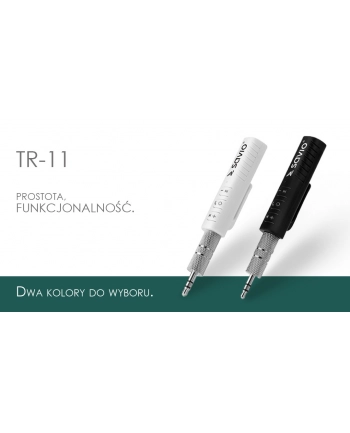 savio Transmiter/Odbiornik audio Jack 3,5mm, czarny, TR-11/B nr 2