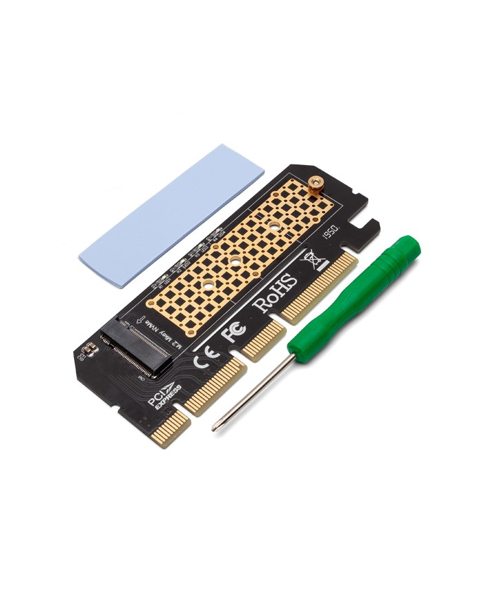 savio Karta rozszerzeń, adapter M.2 NVMe M-Key PCI-E, AK-41 główny
