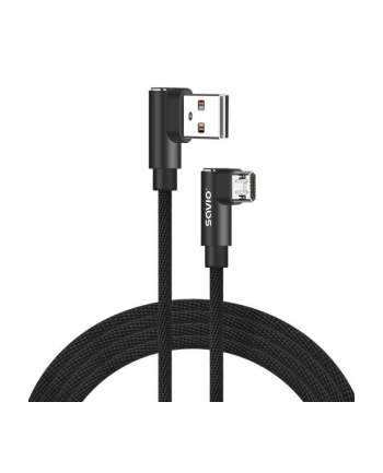 savio Kabel z dwustronnym złączem USB Micro USB - USB A 1m, CL-161