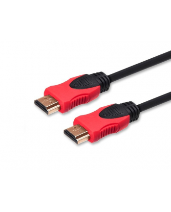 savio Kabel HDMI (M) v2.0, 1,5m, miedź, czarny, złote końcówki, ethernet/3D, CL-95