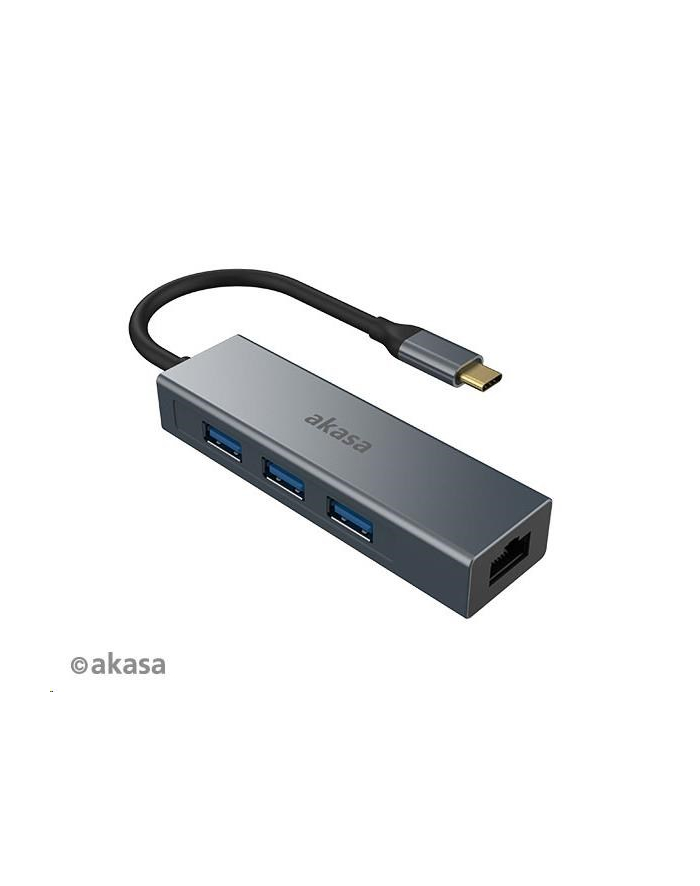 Akasa Hub Usb 1X Rj-45 + 3X Usb-A 3.0 (Ak-Cbca20-18Bk) (AKCBCA2018BK) główny