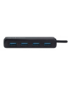 HUB USB Manhattan 4-portowy USB 3.2 czarny (164900) - nr 12