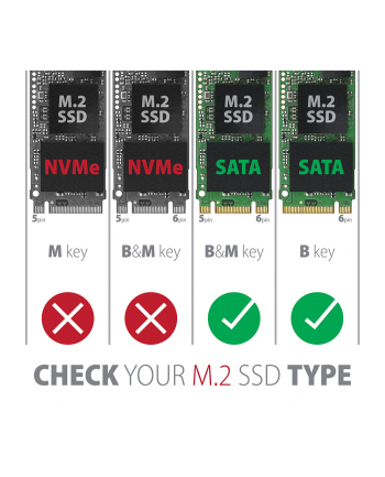 Axagon M.2 SATA - USB-C 3.2 Gen 2 (EEM2SBC)