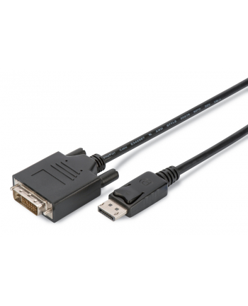 ASSMANN  ADAPTER AV DISPLAYPORT - DVI-D CZARNY (AK-990900-020-S)