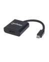 MANHATTAN ADAPTER AV  DISPLAYPORT MINI - HDMI CZARNY (152570) - nr 1