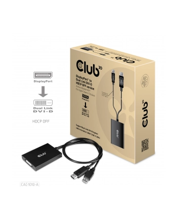 Club 3D Displayport / Dvi Adapter - 60 Cm (Cac1010A) nr 2