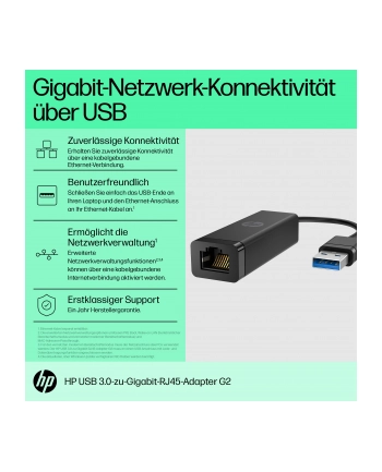 hp inc. Adapter USB 3.0 na Gigabit RJ45 G2       4Z7Z7AA nr 1