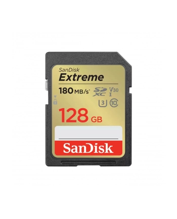 sandisk Karta pamięci Extreme SDXC 128GB 180/90 MB/s V30 UHS-I U3 nr 1