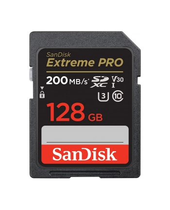 sandisk Karta pamięci Extreme Pro SDXC 128GB 200/90 MB/s V30 UHS-I U3 nr 2